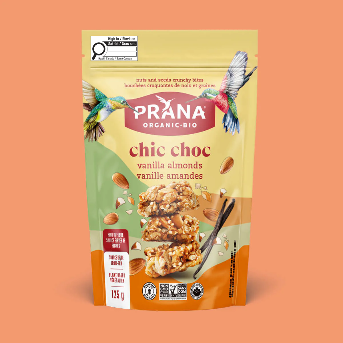 CHIC CHOC Organic Vanilla Almond Crunchy Bites - Image 2