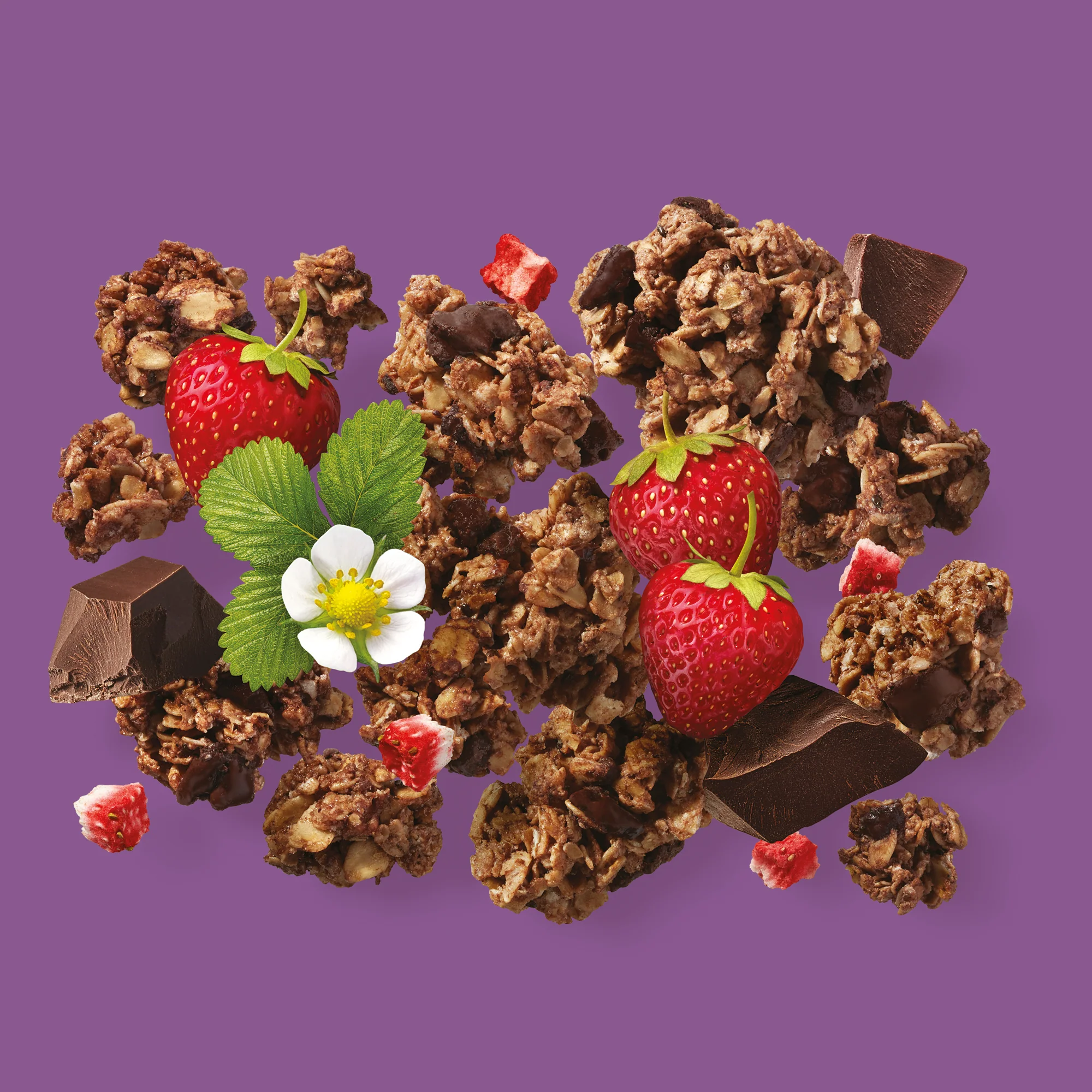 GRANOLOVE GOURMET – Choco-Strawberry Crunch Granola - Image 3
