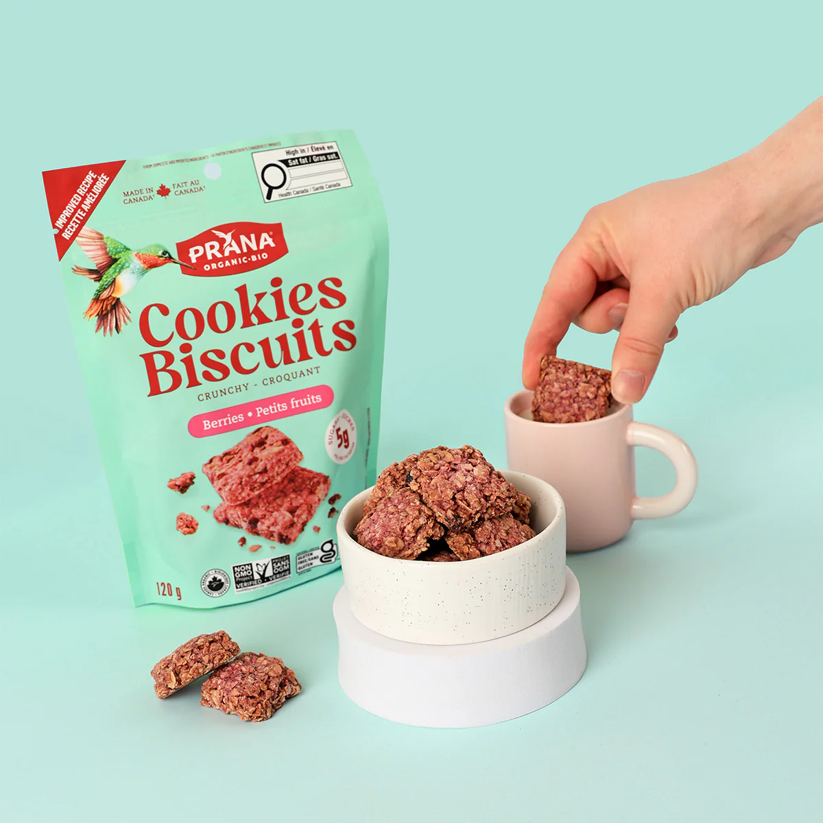 Organic Crunchy Cookies – Berries - Image 4