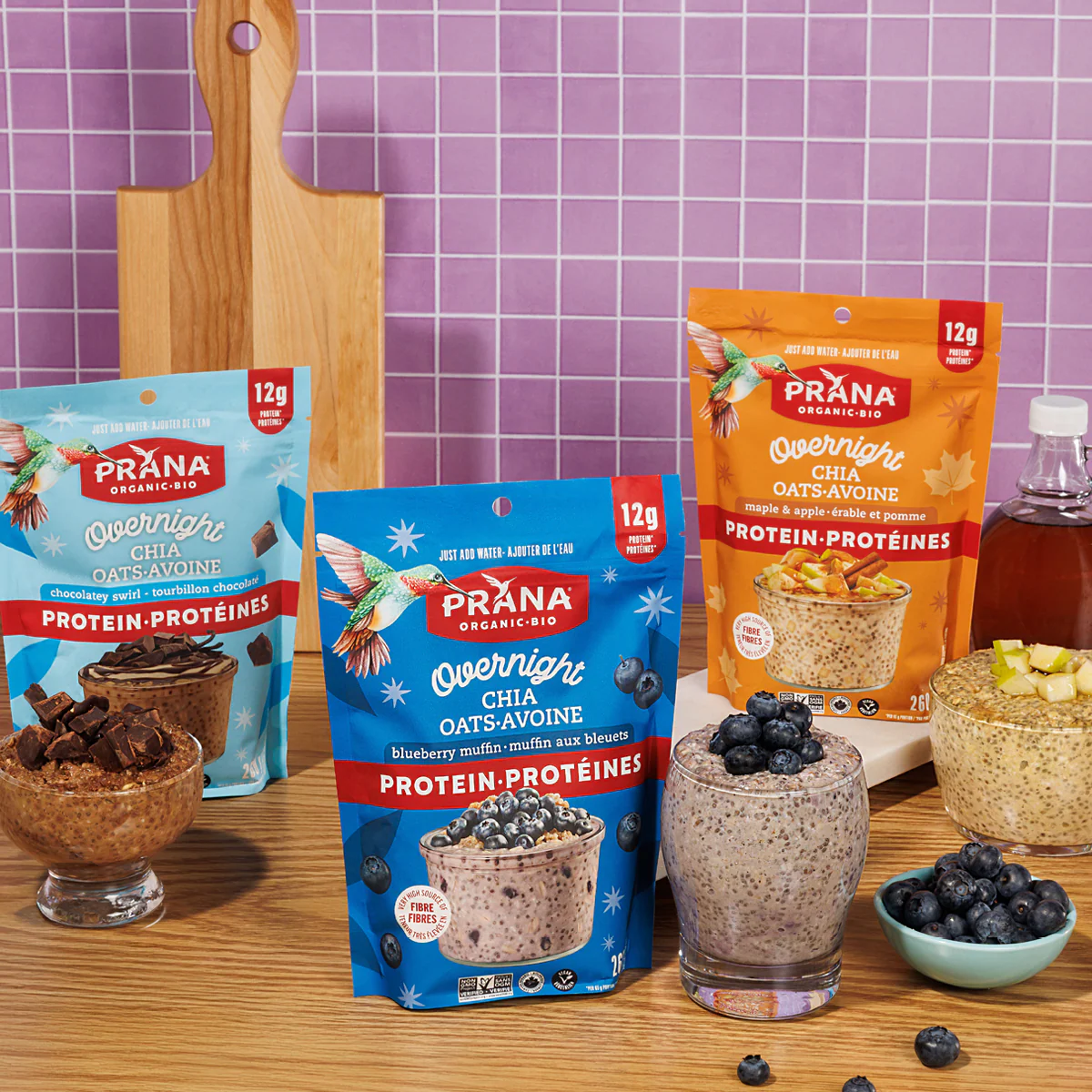 Chialove Protein –  Overnight Chia Oats Blueberry Muffin - Image 9