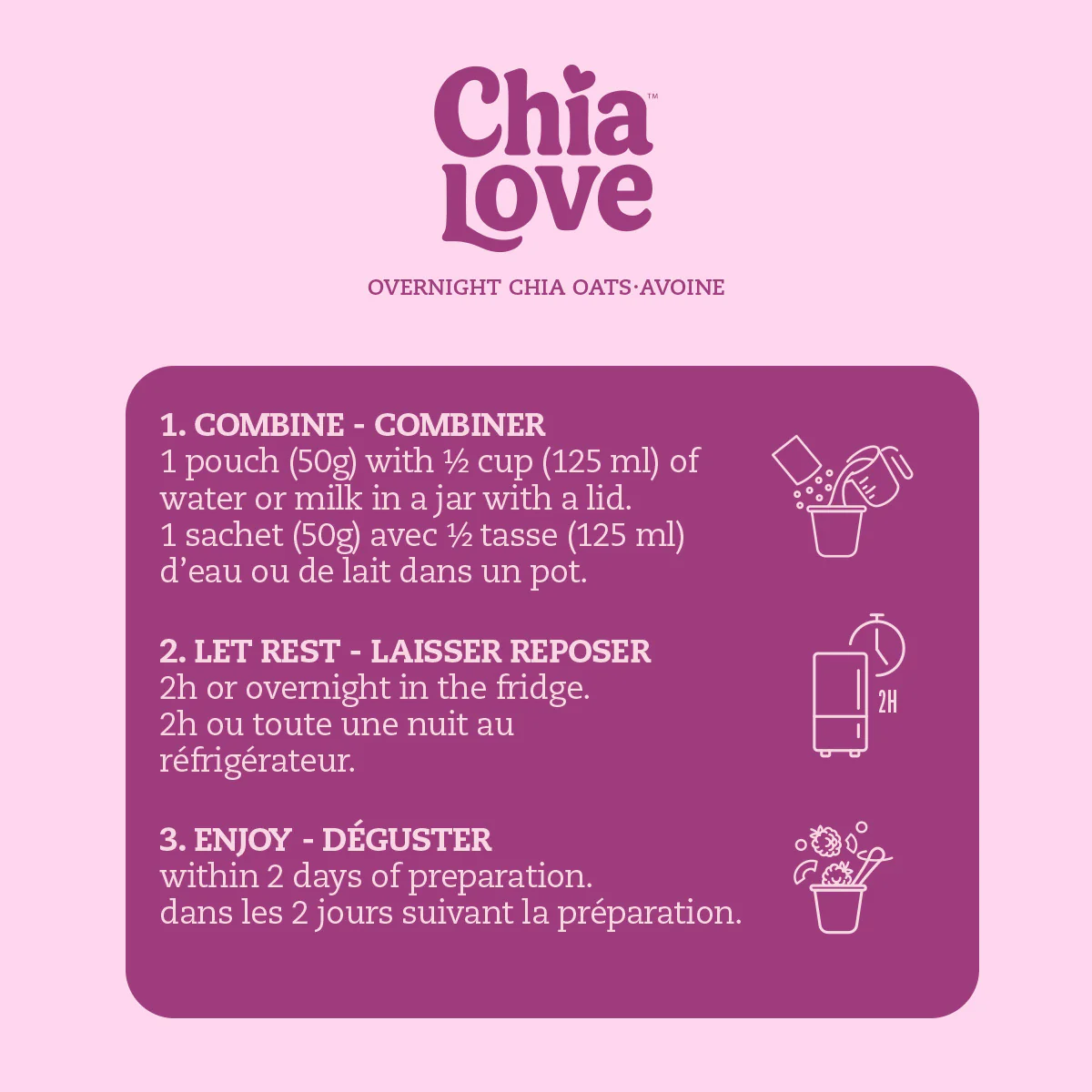 Chialove - Overnight Chia Oats Berry Fairy - Image 3
