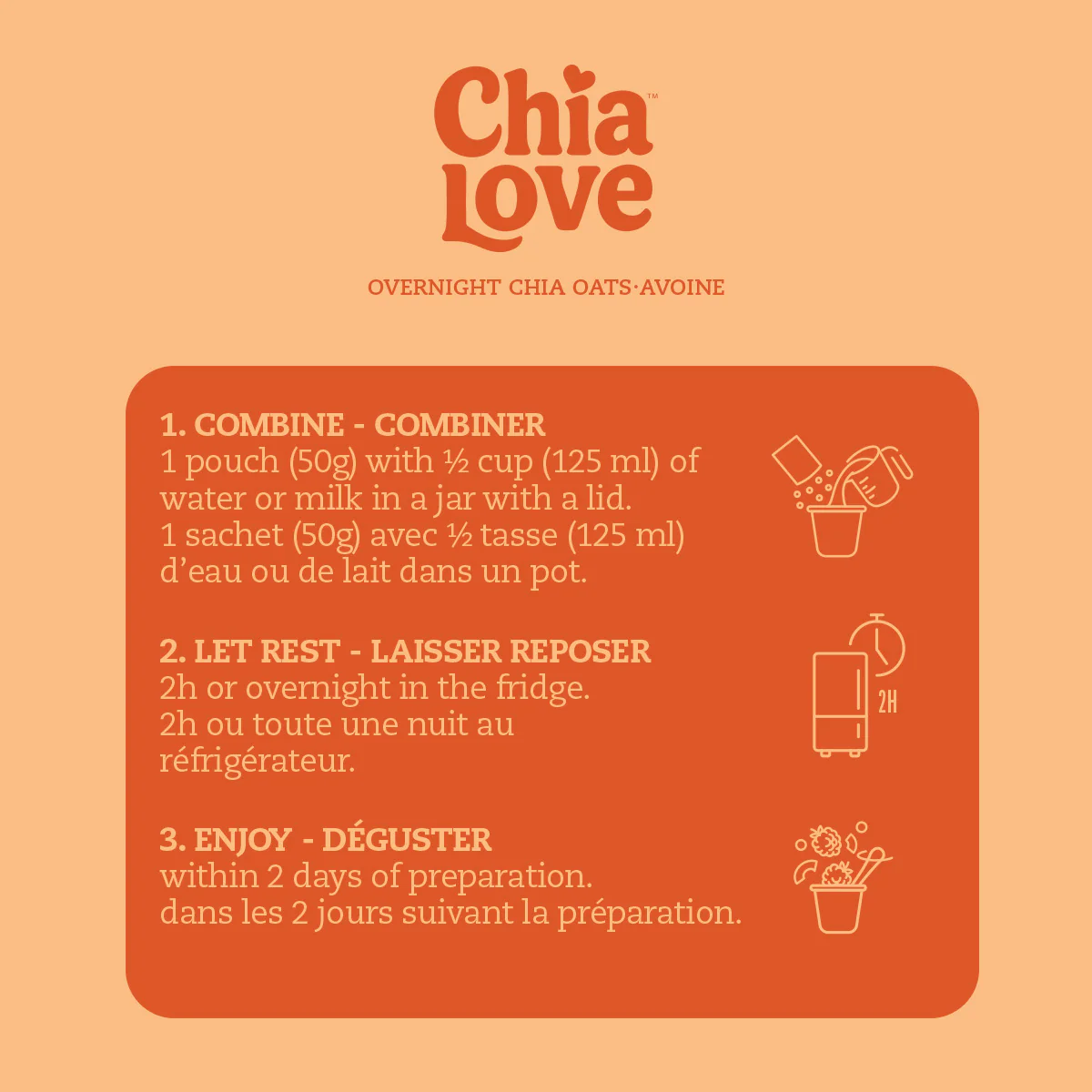 Chialove - Overnight Chia Oats Apple Crumble - Image 3