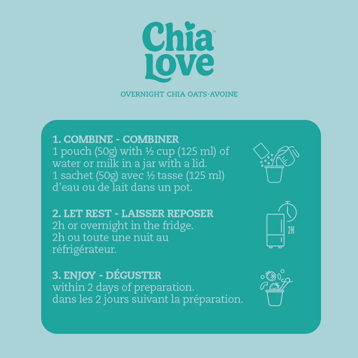 Chialove - Overnight Chia Oats Strawberry Shortcake - Image 3