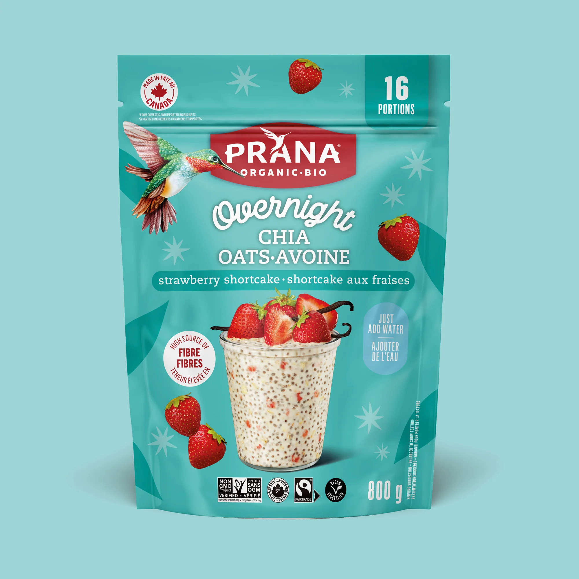 Chialove - Overnight Chia Oats Strawberry Shortcake - Image 5