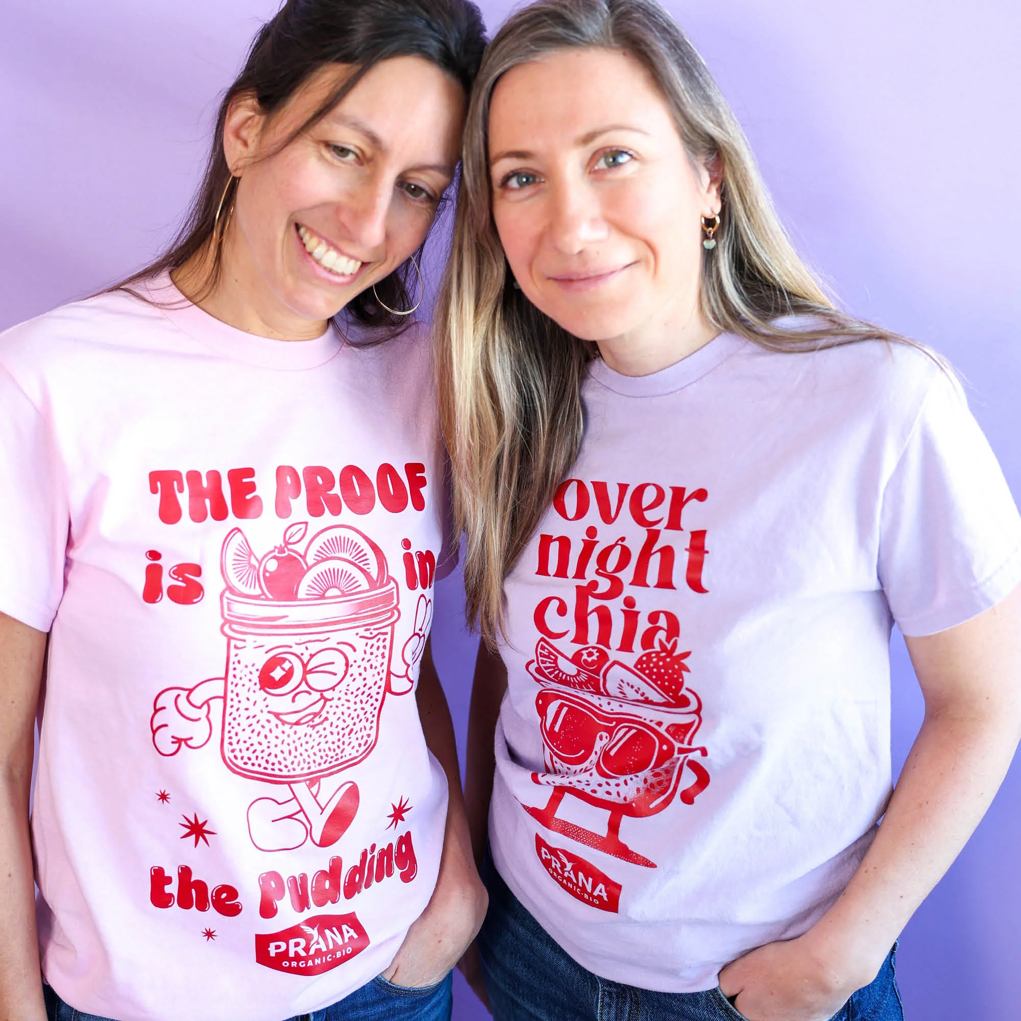 Pink T-shirt – Overnight Chia - Image 4